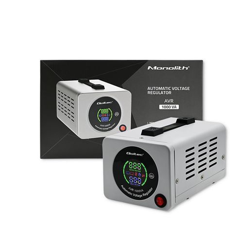 Qoltec Automatyczny stabilizator napięcia AVR 1000VA na Arena.pl