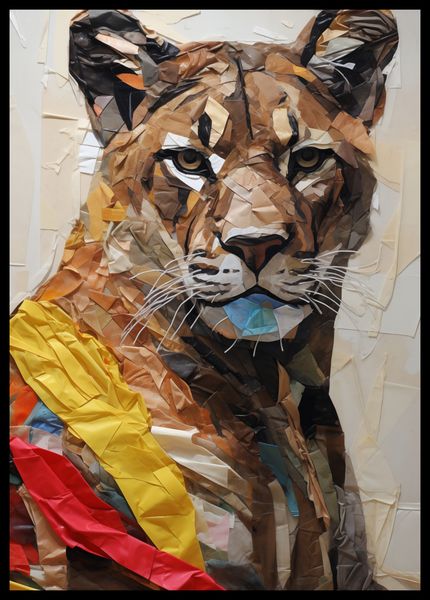 Plakat 42x59,4cm Papierowy Tygrys zdjęcie 2
