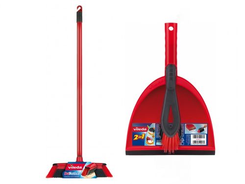 VILEDA DUACTIVA ZESTAW MIOTŁA+KIJ+SZUFELKA+ZMIOTKA na Arena.pl
