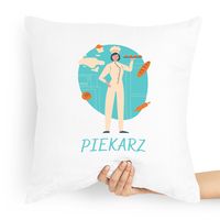 Poduszka Dla Kucharza Prezent Kucharz Piekarz Z Nadrukiem Ze Zdjęciem