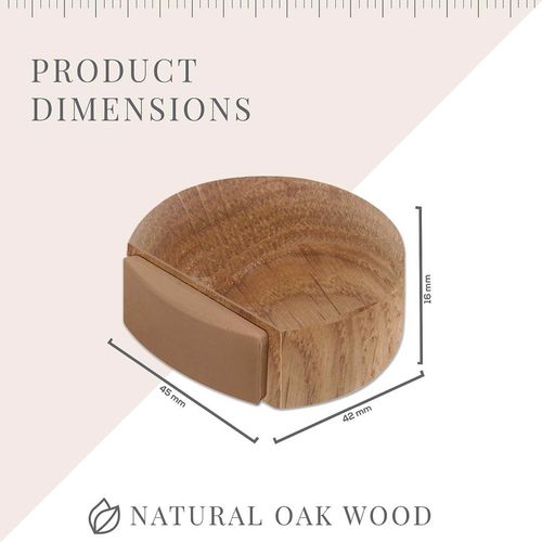 Samoprzylepny odbojnik stoper do drzwi drewniany na Arena.pl