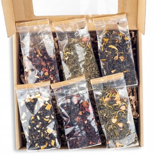 ZESTAW HERBAT mix smaków na prezent premium JAKOŚĆ 6 torebek na Arena.pl