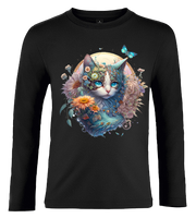 Bluzka tshirt z długim rękawem Kot