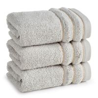 Ręcznik do rąk NADINE 30x50 cm srebrny 500 g/m²
