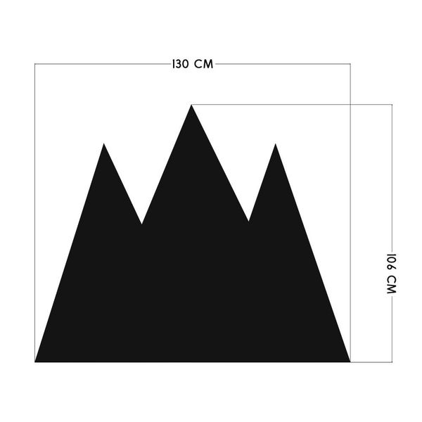 Naklejka Tablicowa Góry T14 zdjęcie 2