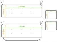 PODUSZKA NA HUŚTAWKĘ OGRODOWĄ 135 CM