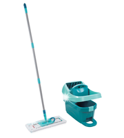 LEIFHEIT MOP PŁASKI Z WYCISKACZEM KIJ DUŻE WIADRO 8L PROFI 42 CM KÓŁKA