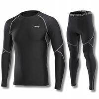 BIELIZNA TERMOAKTYWNA MĘSKA ODZIEŻ TERMICZNA KOSZULKA SPODNIE 81S