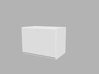 Szafka górna 50 cm nadstawka, okap, podchwyt biały połysk, kolory SIMPLE