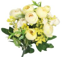 SZTUCZNE KWIATY BUKIET BUKECIK PEONIA PIWONIA 30CM