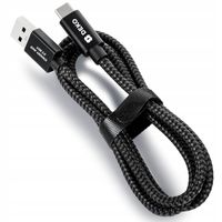 KABEL USB C 1.5M 60W PD QC SZYBKIE ŁADOWANIE MOCNY DO TELEFONU CZARNY DEKO