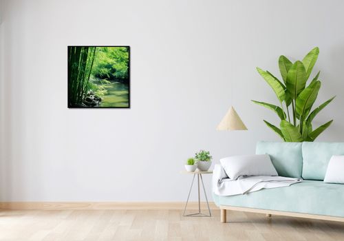 Plakat 60x60cm Spokój Bambusów na Arena.pl