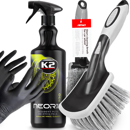 K2 NEORIM 1L PŁYN DO MYCIA CZYSZCZENIA FELG SZCZOTKA DO FELG RĘKAWICZKI na Arena.pl