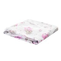 Prześcieradło z gumką na materace dziecięce ze zwierzętami - 140 x 70 cm