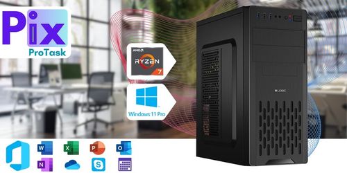 Pix ProTask Komputer Ryzen 7 32GB DDR4 1TB NVMe Windows 11 Wydajny Mocny na Arena.pl