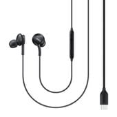 przewodowe słuchawki dokanałowe akg złącze usb-c czarny