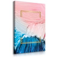 Obraz Na Płótnie Pastelowa Abstrakcja Styl Glamour 20cm x 30cm