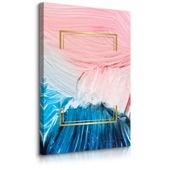 Obraz Na Płótnie Pastelowa Abstrakcja Styl Glamour 20cm x 30cm