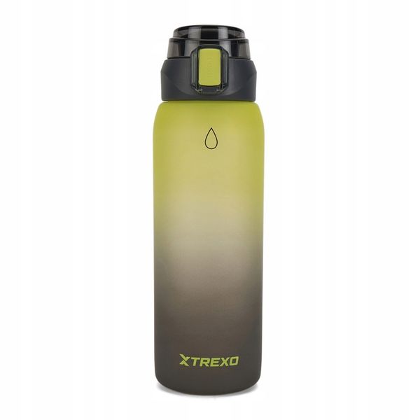 Bidon TREXO Gulp 1000 ml żółty/czarny zdjęcie 2