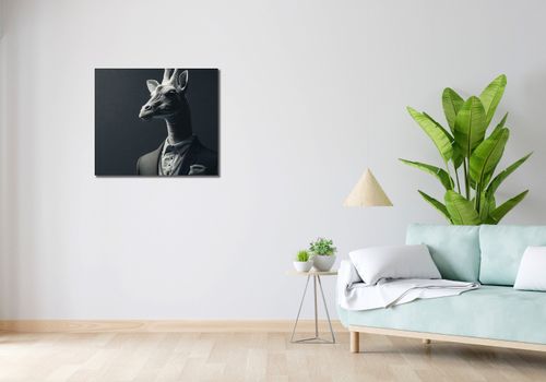 Obraz 70x60cm Żyrafa na Wyjściu na Arena.pl