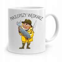 Kubek Prezent Wędkarza Rybaka Najlepszy Wędkarz Z Nadrukiem Ze Zdjęciem