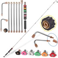 MODUŁOWA LANCA TELESKOPOWA 2,8 m + 6 DYSZY DO M22M KARCHER HD HDS