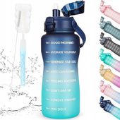 BUTELKA NA WODĘ LICZNIK WYPITEJ WODY PRZYPOMINAJKA W CIĄGU DNIA 2L DUŻA