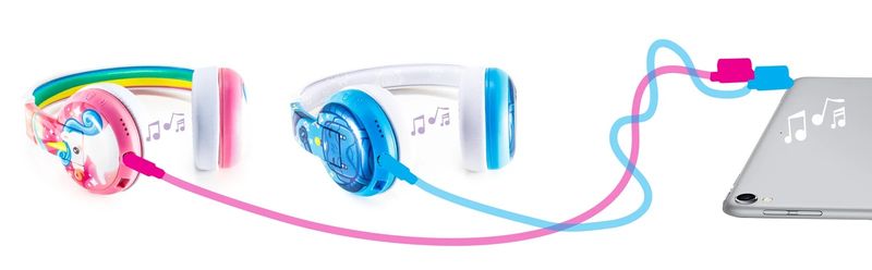 Słuchawki dla Dzieci BUDDYPHONES 3+ Connect 85dB z Mikrofonem Żółte 041193 zdjęcie 6