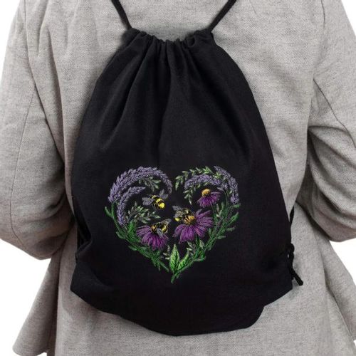 Plecak Bawełniany - Haft Serca na Arena.pl