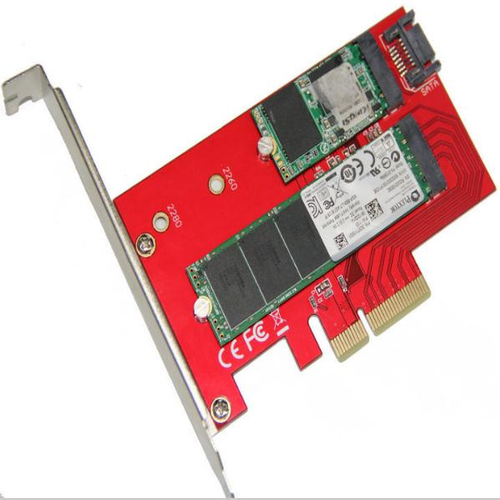 KONWERTER NGFF M.2 B + M klucz SSD do PCI-E 4X na Arena.pl