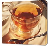 Obraz 60x60cm Złota Godzina Herbaty