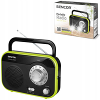 Radio Przenośne Analogowe Sencor SRD 210BGN AM/FM