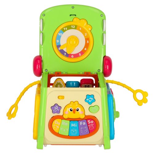 Kostka Edukacyjna Sorter Z Pianinkiem Krokodyl 4W1 na Arena.pl