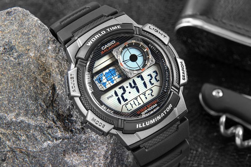 zegarek męski casio ae-1000w-1bvdf + box zdjęcie 6