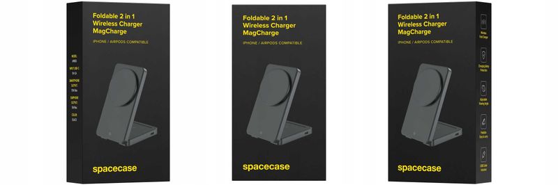 Spacecase Wireless Charger 2In1 Magcharge Wm5B Black zdjęcie 13