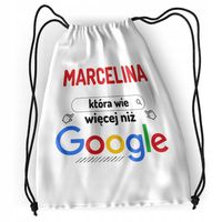 Plecak Sportowy Szkolny Marceliny Córki Dziecka Z Nadrukiem Ze Zdjęciem