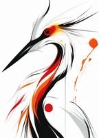 Plakat 13x18cm Bocian