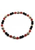 Bransoletka RED JASPIS 925