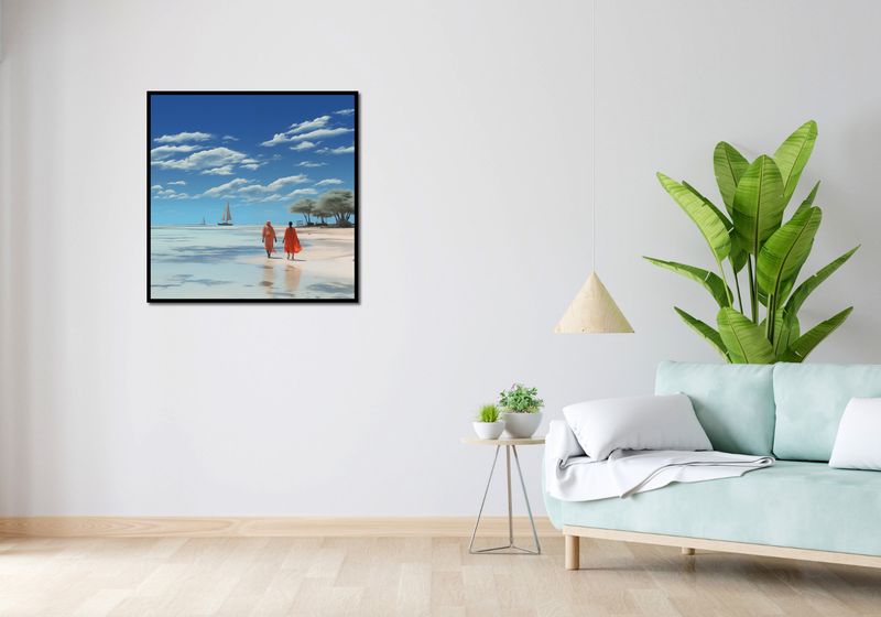 Plakat 80x80cm Spokój w Piaskach zdjęcie 4