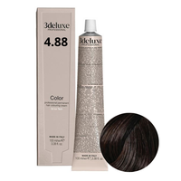 3DELUXE Farba do włosów - Średni Brąz Intensywny 4.88 - 100ml
