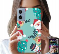 ETUI DO MOTOROLA E15 / G05 - MIKOŁAJ, RENIFER BAŁWAN ŚWIĄTECZNE WZORY