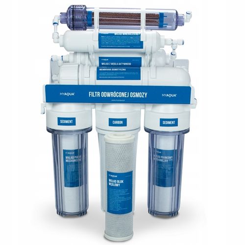 SYSTEM ODWRÓCONEJ OSMOZY RO7 JONIZATOR CZARNY KRANIK | FILTR DO WODY na Arena.pl
