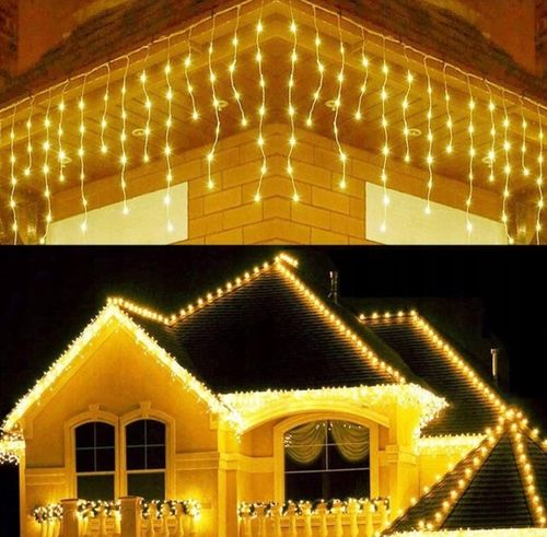 SOPLE 500 LED LAMPKI ZEWNĘTRZNE IP44 STAŁE + FLASH KURTYNA ŚWIETLNA GRUBE na Arena.pl