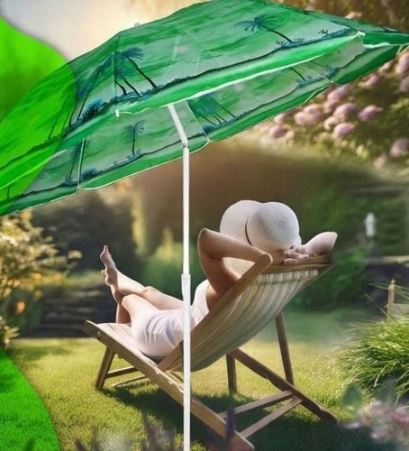 PARASOL OGRODOWY DUŻY PLAŻOWY BALKONOWY SKŁADANY ŁAMANY 180CM XXL MOCNY na Arena.pl