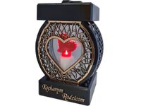 RODZICE RODZICOM ZNICZ LAMPION NA GRÓB KOŁO RTN SERCE RAMA ZŁ+SERCE LED