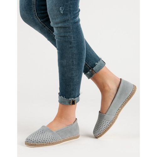 Szare Skórzane Espadryle r.36 na Arena.pl