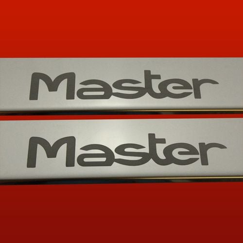 Listwa progowa RENAULT MASTER MK2 Stal nierdzewna 304 połysk 2szt na Arena.pl