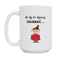KUBEK "CO BY TU DZISIAJ ODJEBAĆ..." Wzór - Duży 450 ml