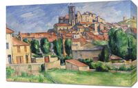 Obraz 60x40cm Gardanne, Paul Cezanne Vintage do Salonu