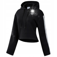 REEBOK Bluza z Kapturem Oversize Szeroki Rękaw L